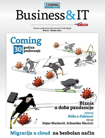 Početna stranica Business&IT časopisa broja 15